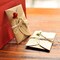 50PCS Brown Gift Card Envelopes with Dried Flowers- 4.2" x 2.9"